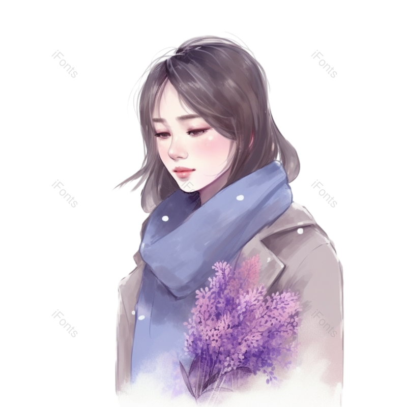 花卉图片,雪花元素,植物PNG,免抠素材